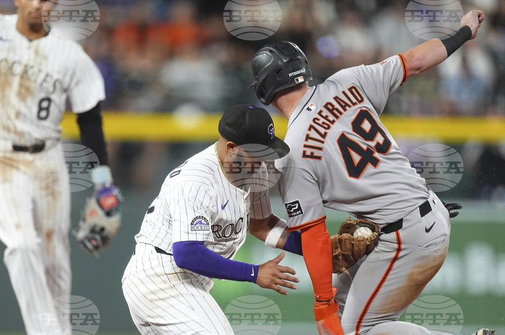 Giants Rockies Baseball