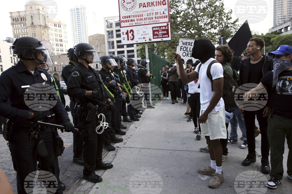 Immigration Protests Los Angeles