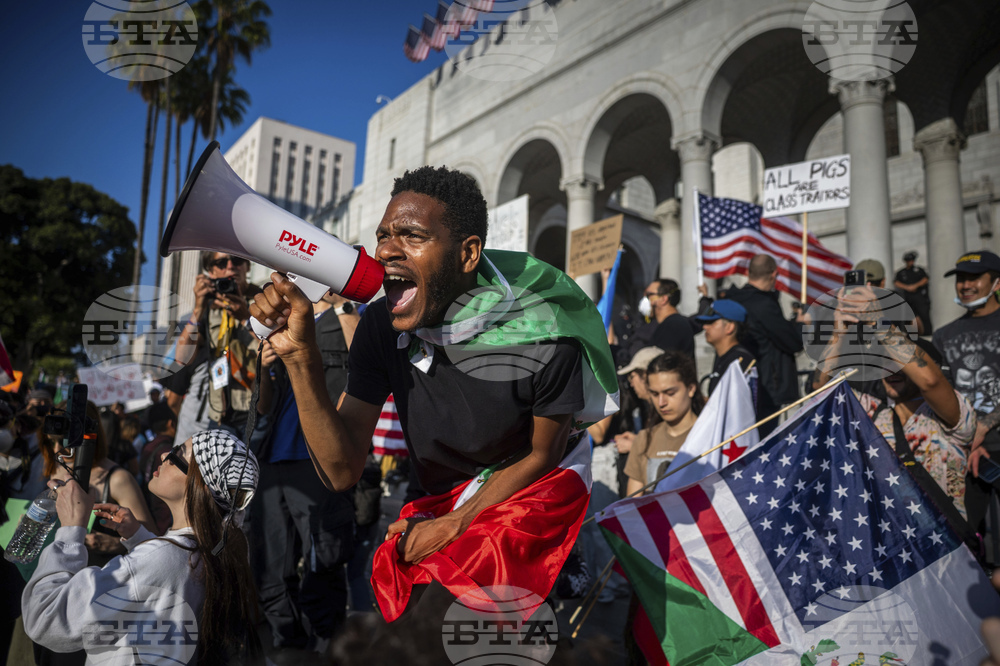 Immigration Protests Los Angeles