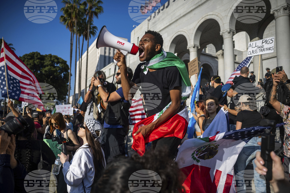 Immigration Protests Los Angeles