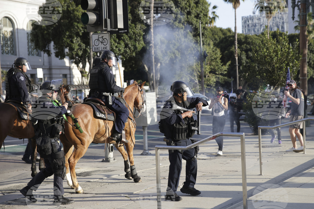 Immigration Protests Los Angeles
