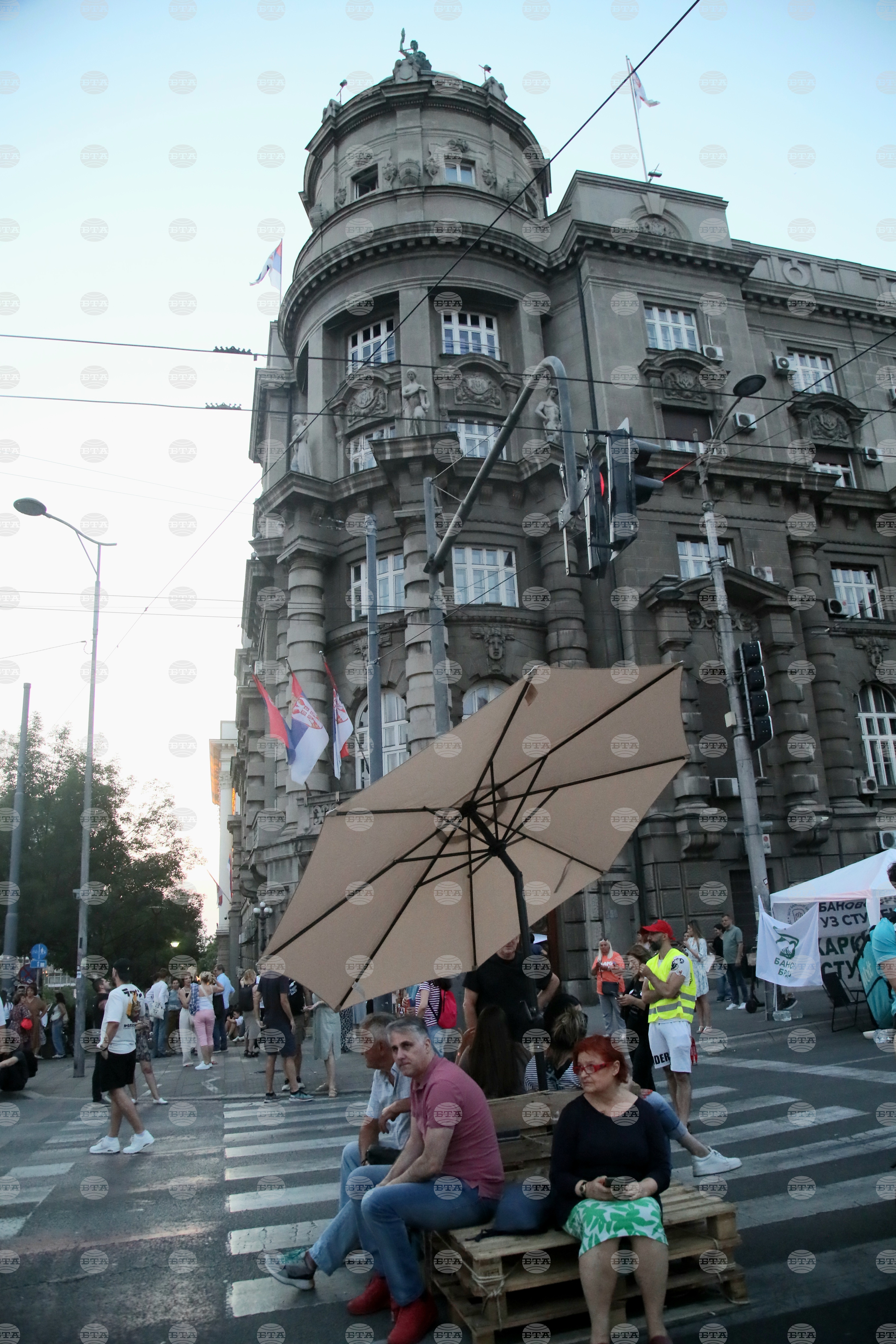 Сърбия - палатков лагер