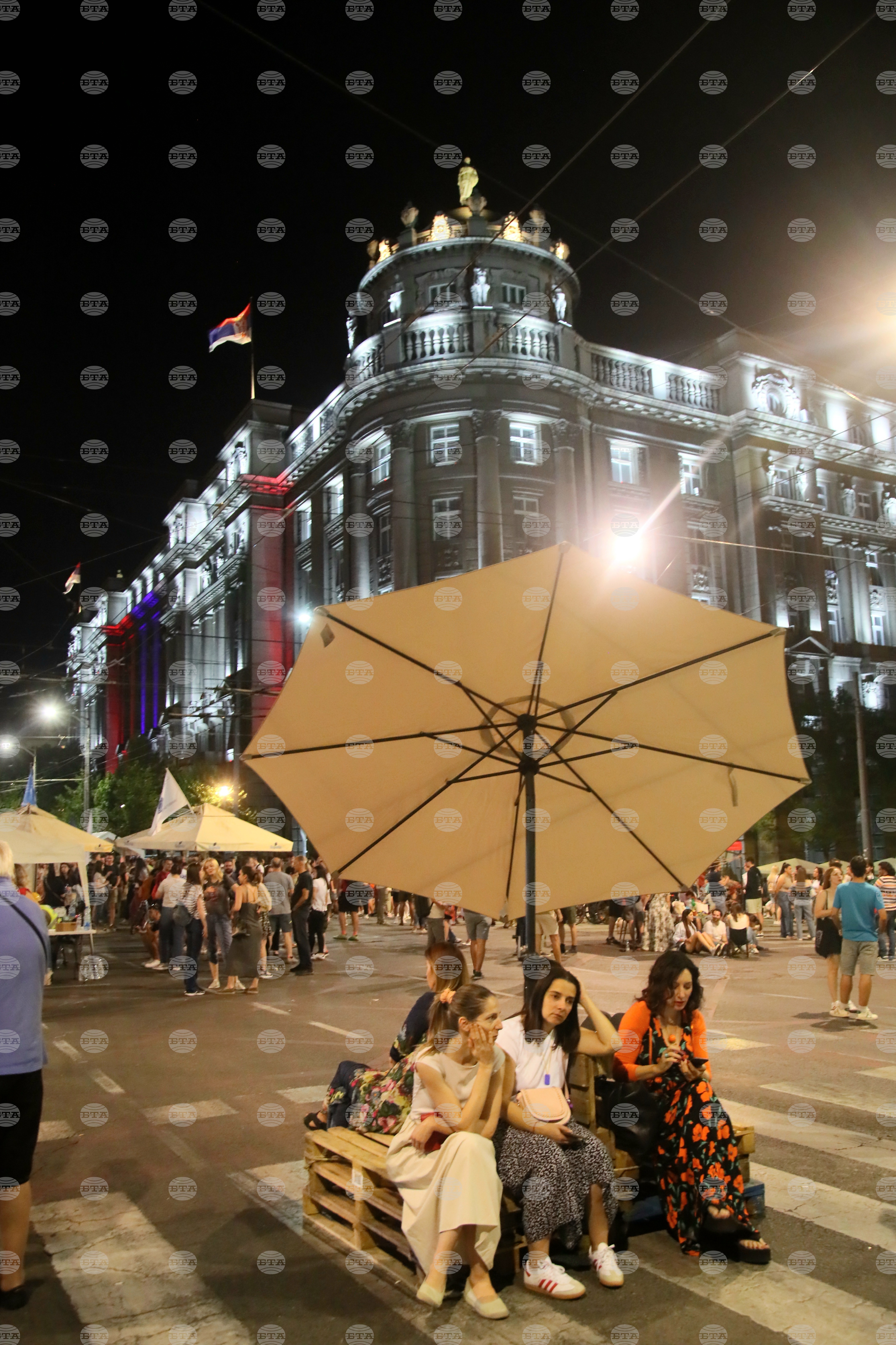 Сърбия - палатков лагер