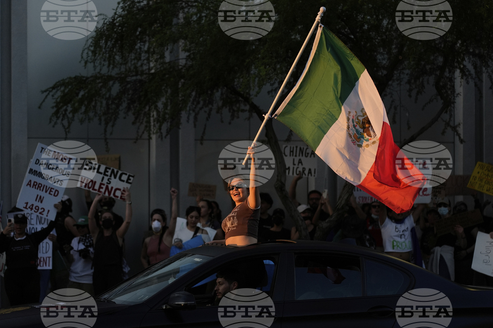 APTOPIX Immigration Protests Las Vegas