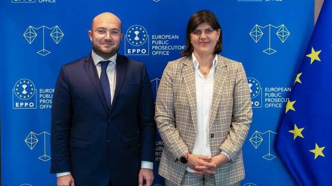 Bulgarian Justice Minister Confers with European Chief Prosecutor 