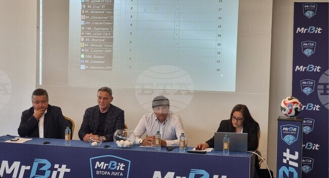 Янтра - Пирин и Миньор (Перник) - Беласица се паднаха в първия кръг на новото първенство във Втора футболна лига