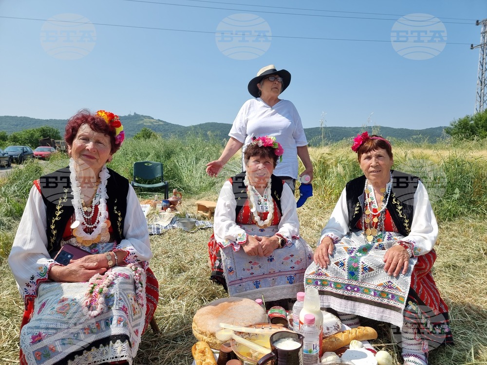 Село Търнава - откриване на жътвената кампания