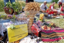 Село Търнава - откриване на жътвената кампания