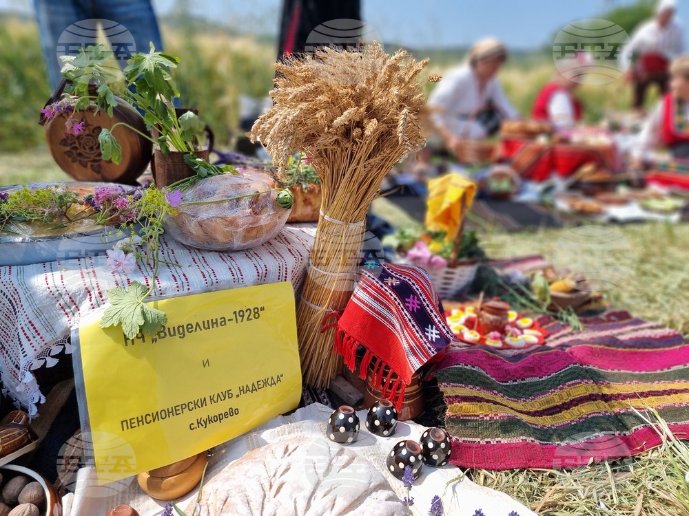 Село Търнава - откриване на жътвената кампания