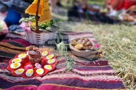 Село Търнава - откриване на жътвената кампания