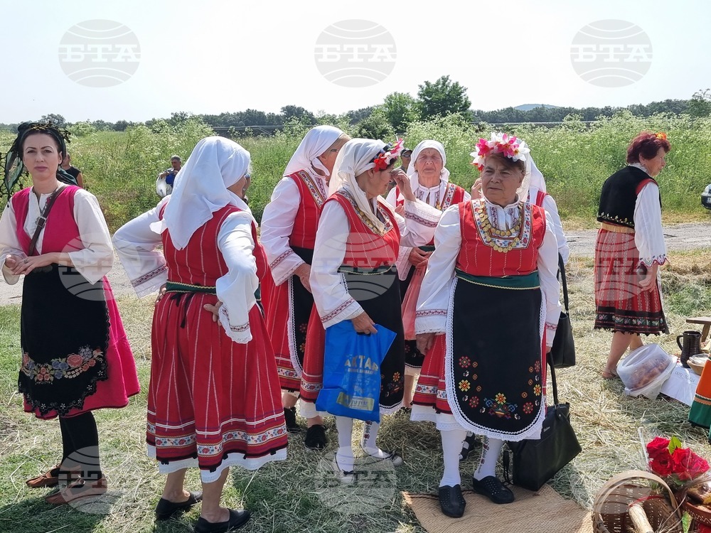 Село Търнава - откриване на жътвената кампания