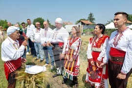 Село Търнава - откриване на жътвената кампания