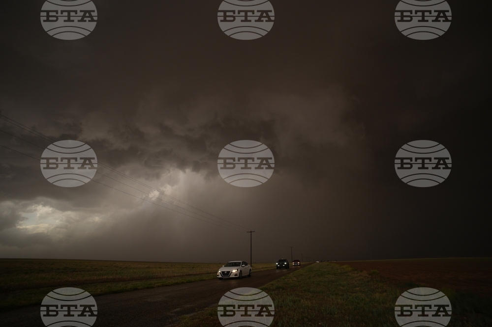 APTOPIX Climate Hail Chasing