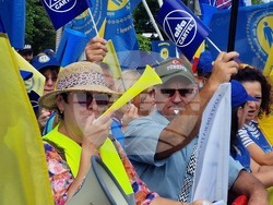 Румъния - Букурещ - протест - синдикати