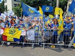 Румъния - Букурещ - протест - синдикати