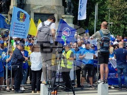 Румъния - Букурещ - протест - синдикати