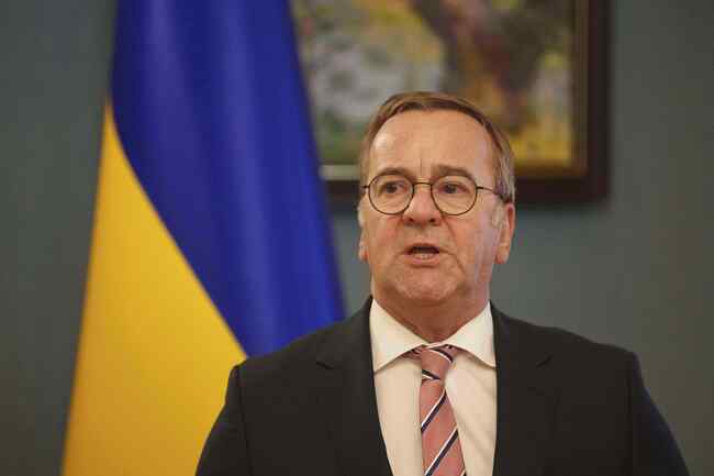Германската подкрепа за Украйна възлиза на 7 млрд. евро, заяви министърът на отбраната Борис Писториус