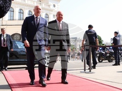 Австрия - Росен Желязков - Кристиан Щокер - посрещане