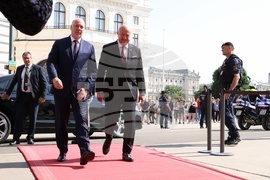 Австрия - Росен Желязков - Кристиан Щокер - посрещане