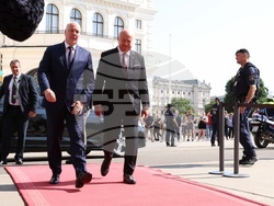 Австрия - Росен Желязков - Кристиан Щокер - посрещане