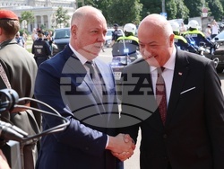 Австрия - Росен Желязков - Кристиан Щокер - посрещане