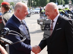 Австрия - Росен Желязков - Кристиан Щокер - посрещане