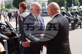 Австрия - Росен Желязков - Кристиан Щокер - посрещане