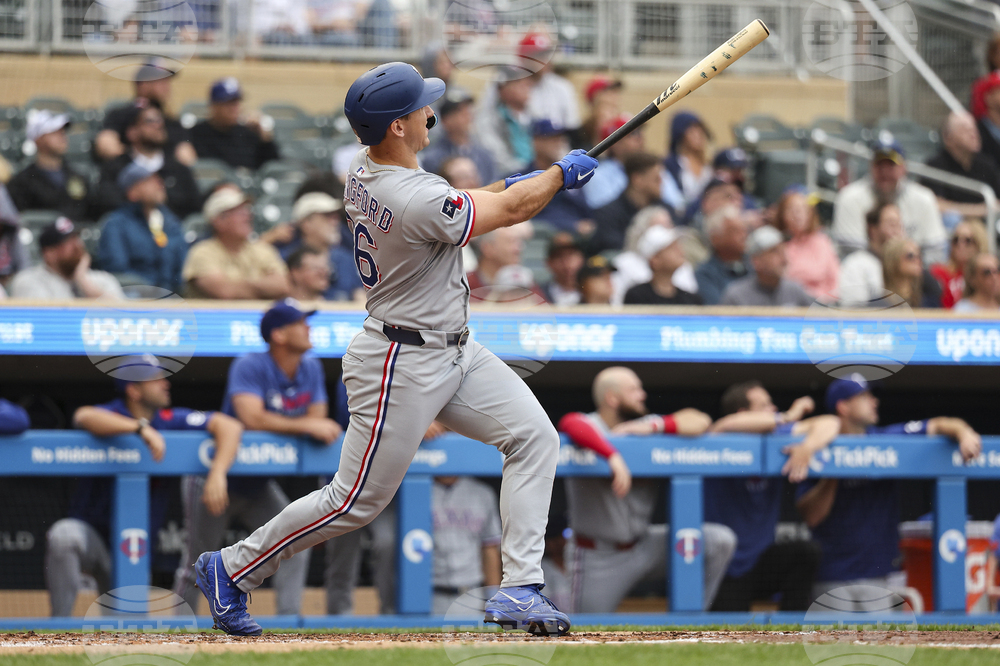 Rangers Twins Baseball