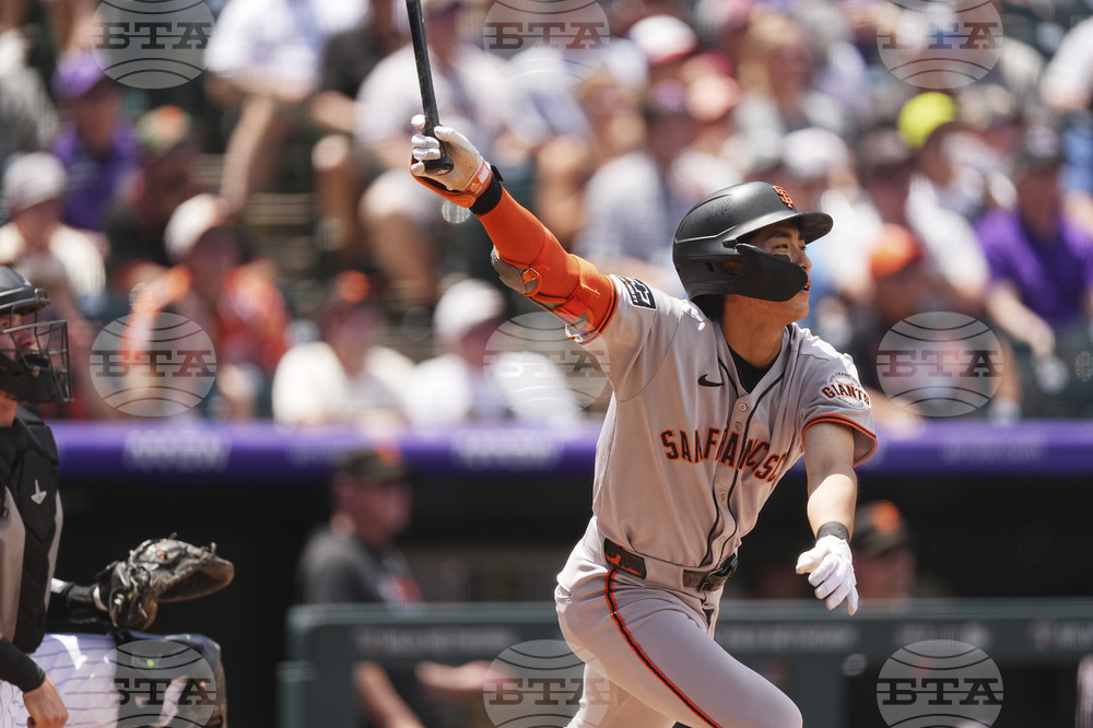 Giants Rockies Baseball