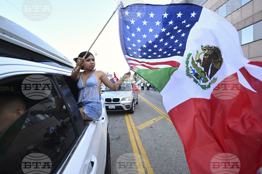 Immigration Protests Los Angeles