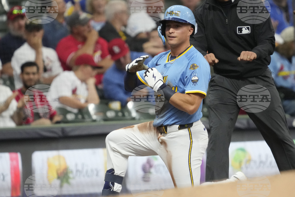 Cardinals Brewers Baseball