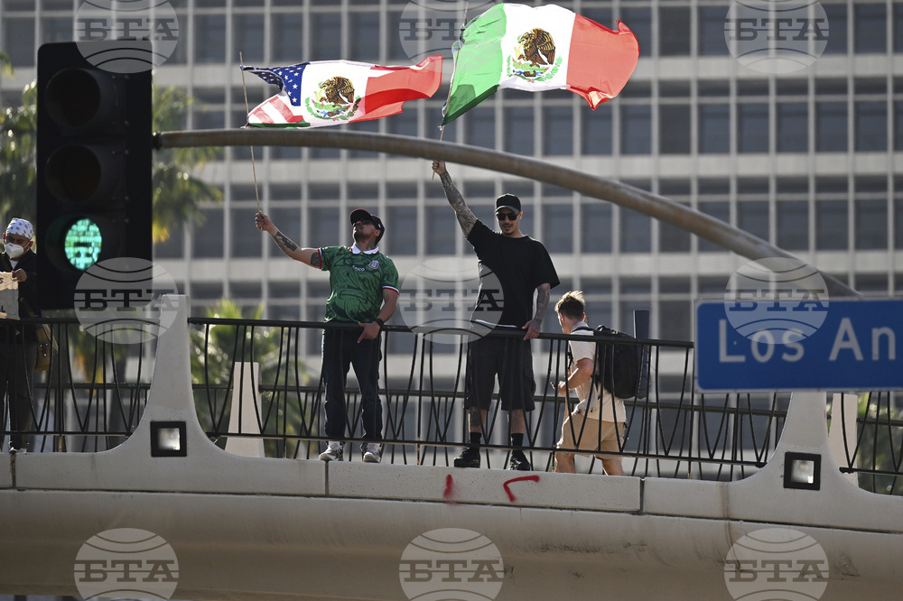 Immigration Protests Los Angeles