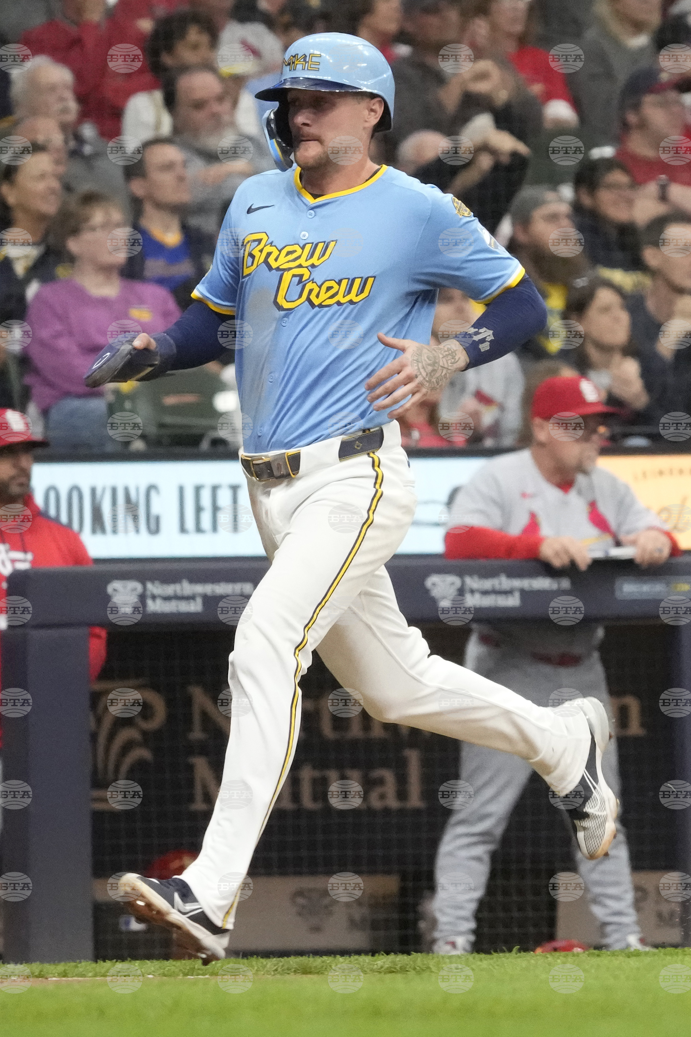 Cardinals Brewers Baseball