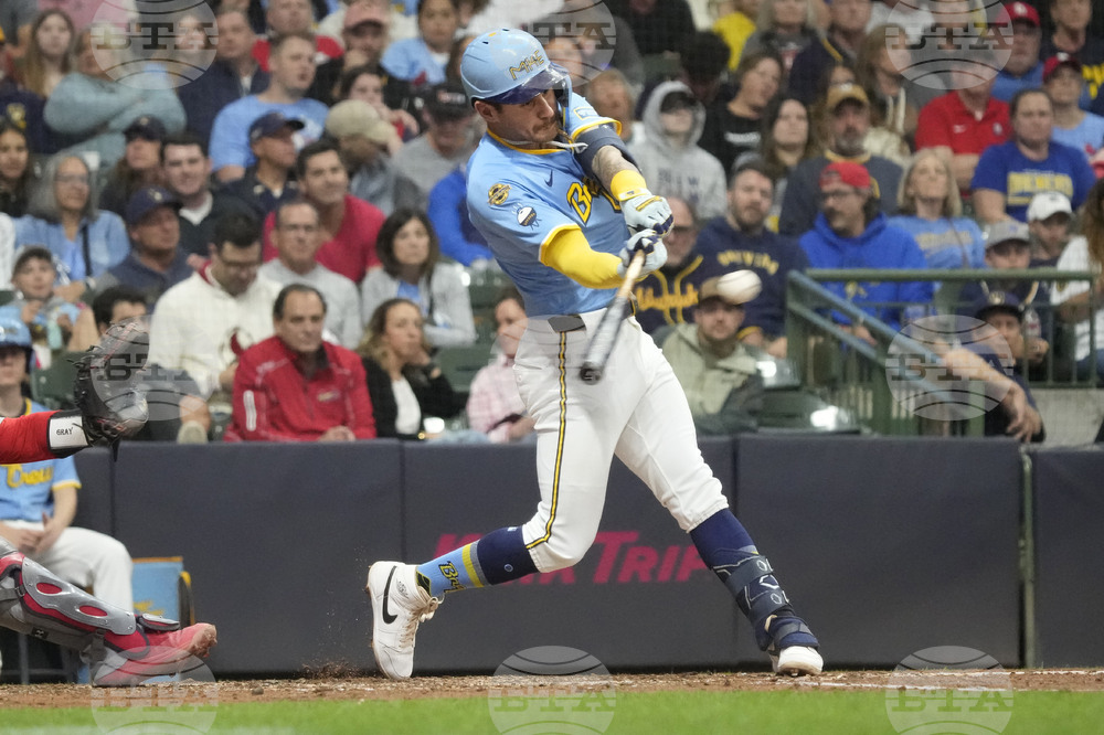 Cardinals Brewers Baseball