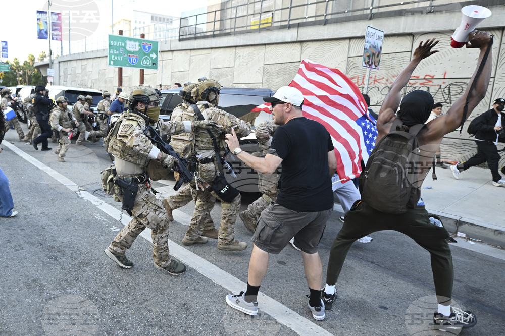 Immigration Protests Los Angeles