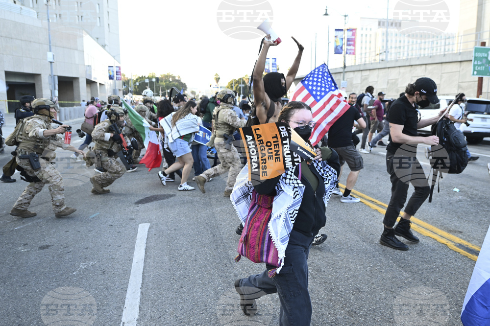 Immigration Protests Los Angeles