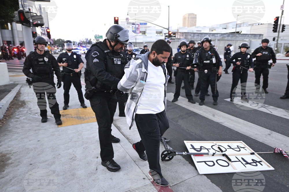 Immigration Protests Los Angeles