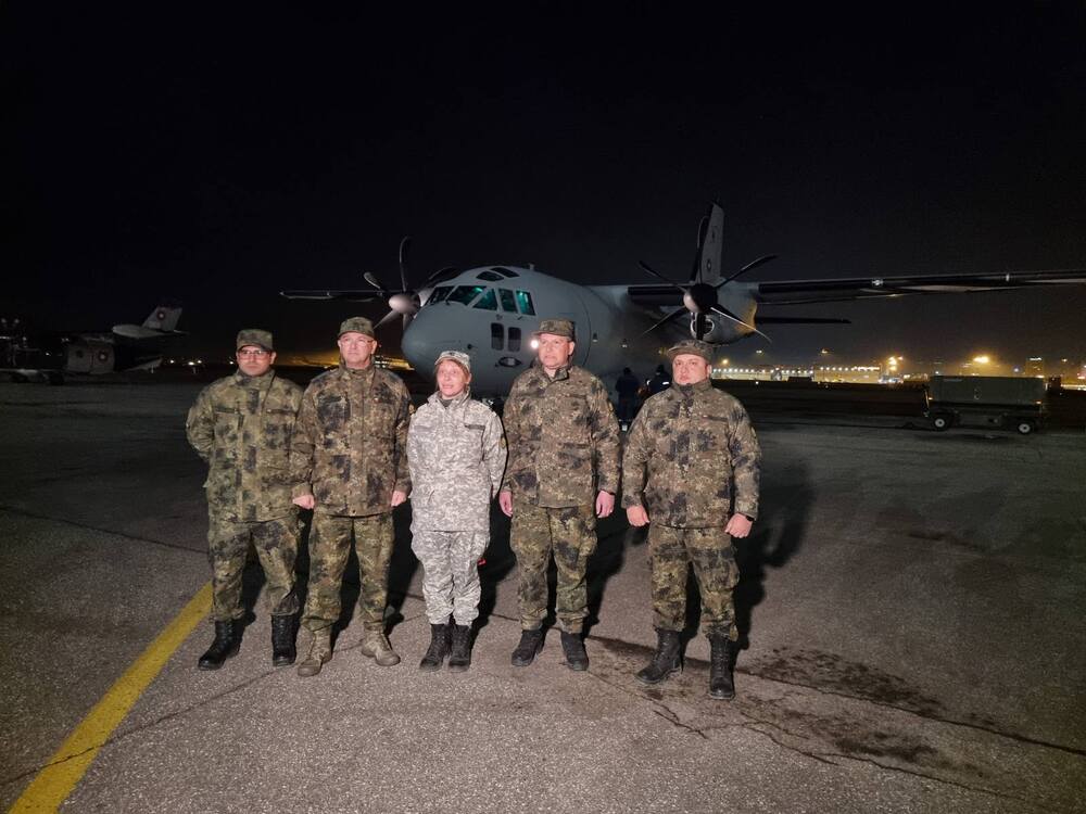 Министерство на отбраната: Посрещане на медиците от ВМА, оказали помощ на пострадалите от земетресението в Турция