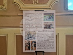 Изложбата „Биволи и дантели“ в ИЕФЕМ-БАН. Снимка: Ваня Сухарова/БТА