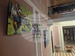 Изложбата „Биволи и дантели“ в ИЕФЕМ-БАН. Снимка: Ваня Сухарова/БТА