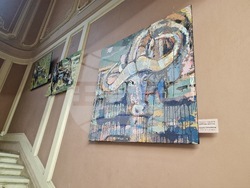 Изложбата „Биволи и дантели“ в ИЕФЕМ-БАН. Снимка: Ваня Сухарова/БТА