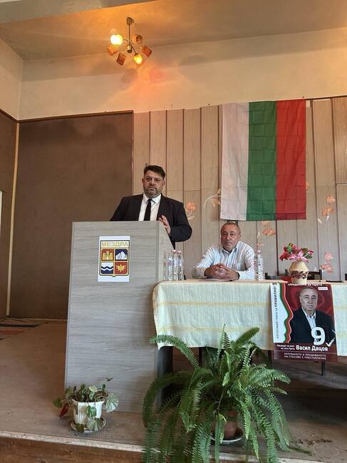 Атанас Зафиров подкрепи кандидата на БСП-ОЛ за село Крета, община Мездра