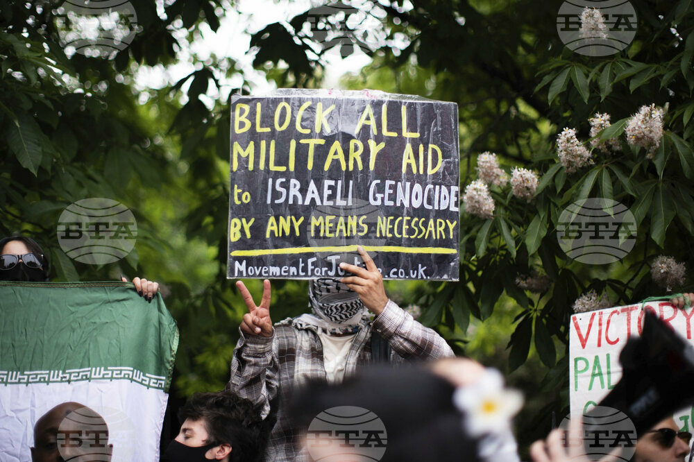 Britain Mideast Protests