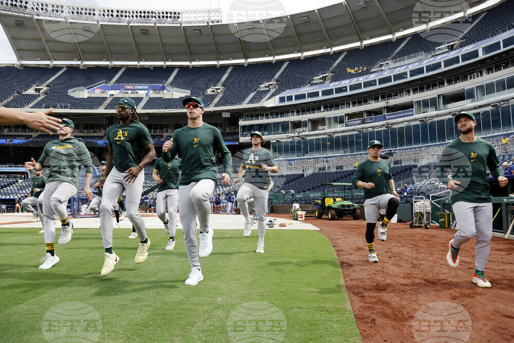 Athletics Royals Baseball