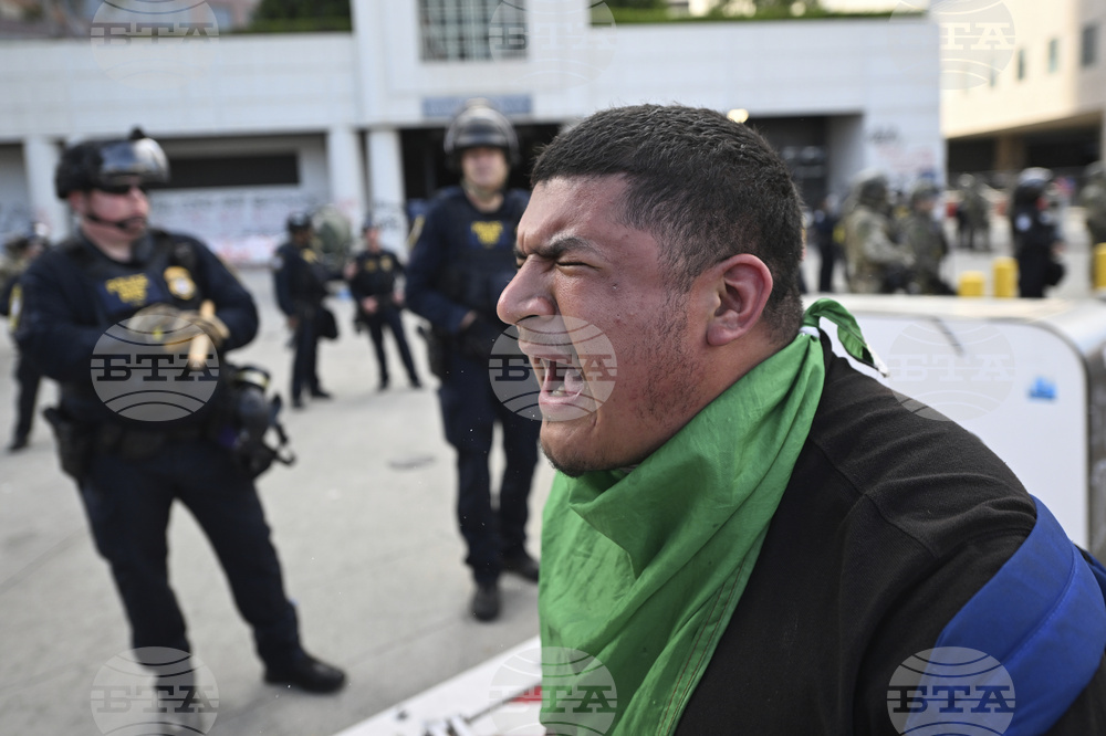 Immigration Protests Los Angeles
