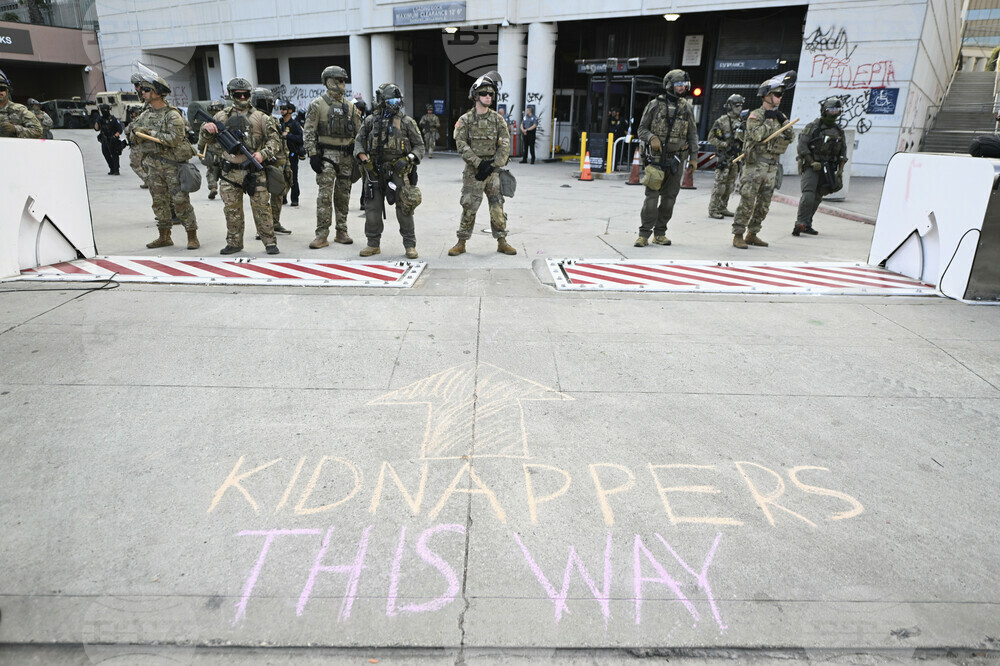Immigration Protests Los Angeles