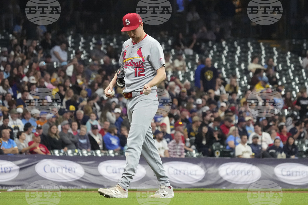 Cardinals Brewers Baseball