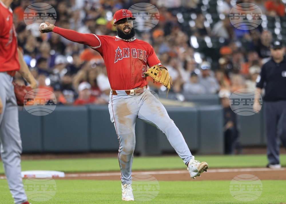 Angels Orioles Baseball