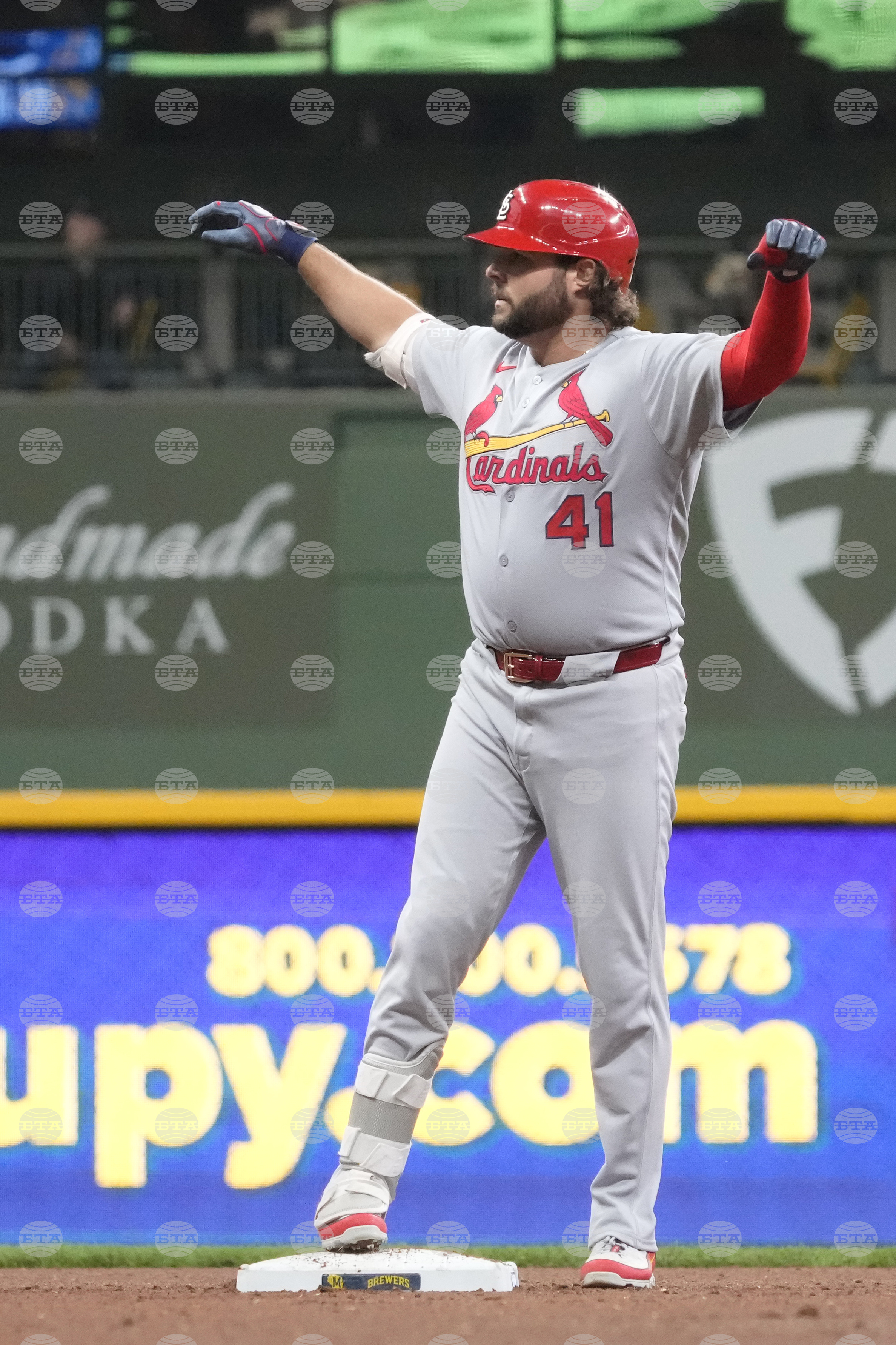 Cardinals Brewers Baseball