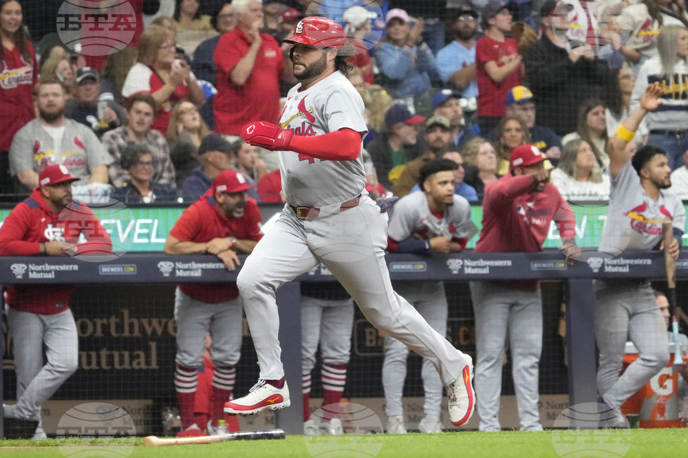 Cardinals Brewers Baseball